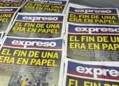 La rotativa de Diario EXPRESO imprimió por última vez el periódico tras 53 años de historia. La edición final circuló este 9 de octubre de 2026.