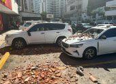 Daños en Ciudad de Panamá tras el terremoto de este viernes 9 de octubre.