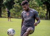 Gustavo Vallecilla jugador del Barcelona SC que enfrenta a Liga de Quito