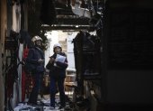 Un incendio destruyó hoy el Marché des Enfants Rouges, el mercado más antiguo de París