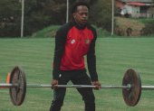 Las lesiones afectaron a Romario Ibarra en el Deportivo Cuenca.
