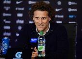 Diego Forlán, seleccionador interino de Uruguay.