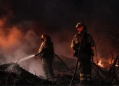 Los focos de fuego se distribuyen entre Tungurahua, Azuay, Cotopaxi y Chimborazo.