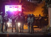 Militares durante un operativo en Monte Sinaí, en el noroeste de Guayaquil.