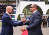 El ministro del Interior, John Reimberg, destacó el trabajo desempeñado por policías y militares
