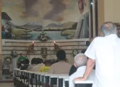 Misas en la parroquia Nuestra Señora del Perpetuo Socorro al día siguiente de la muerte del padre Patricio Sánchez.