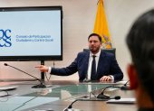Andrés Fantoni es presidente del CPCCS y candidato a la reelección.
