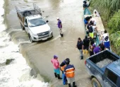 Imagen referencial: Las intensas lluvias de la noche del domingo 18 y la madrugada de este lunes provocaron inundaciones en diferentes sectores.
