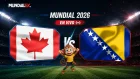 Canadá vs. Bosnia: partido por el Grupo B del Mundial 2026.