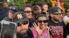 Jombriel se presentó en el banderazo en Filadelfia.