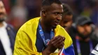 Archivo. El ecuatoriano Willian Pacho, del PSG, celebra la victoria en la final de la UEFA Champions League.