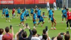 Entrenamiento de España en el Mundial 2026 tras empatar con Cabo Verde.