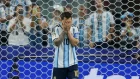El delantero de Argentina Leo Messi tras fallar un penalti en el partido del Mundial 2026 entre Argentina y Austria, este lunes en Arlington, Texas.