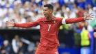 Cristiano Ronaldo reacciona en el duelo entre Portugal y Uzbekistán, en el Mundial 2026.