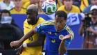 Enner Valencia (izq.), en el partido de Ecuador contra Curazao del Mundial 2026.