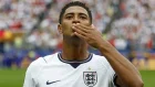Jude Bellingham, de Inglaterra, lanza un beso antes del partido de la fase de grupos de la Copa Mundial de la FIFA 2026 entre Inglaterra y Ghana.