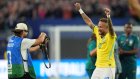Neymar Jr. figura de Brasil que ha tenido pocos minutos en el Mundial.