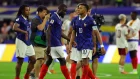 Kylian Mbappé (10) lamenta la derrota de Francia ante España, que pone a los galos en la disputa del tercer lugar ante Inglaterra.