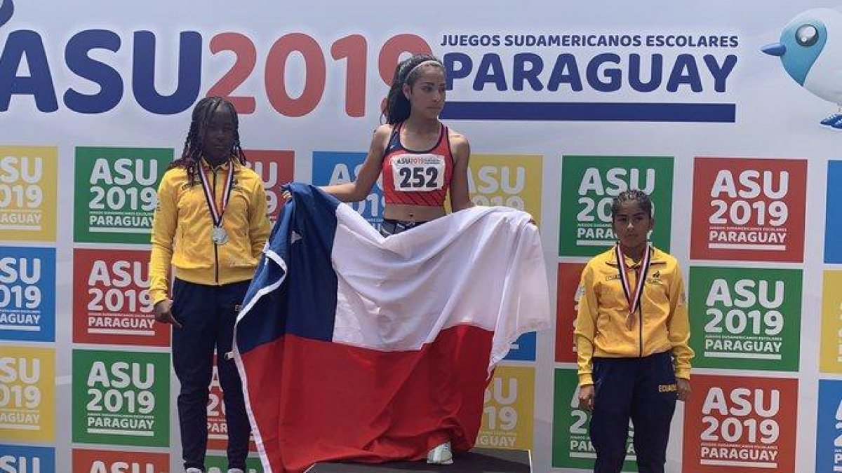 Dos ecuatorianas subieron al podio de los Juegos Sudamericanos Escolares.
