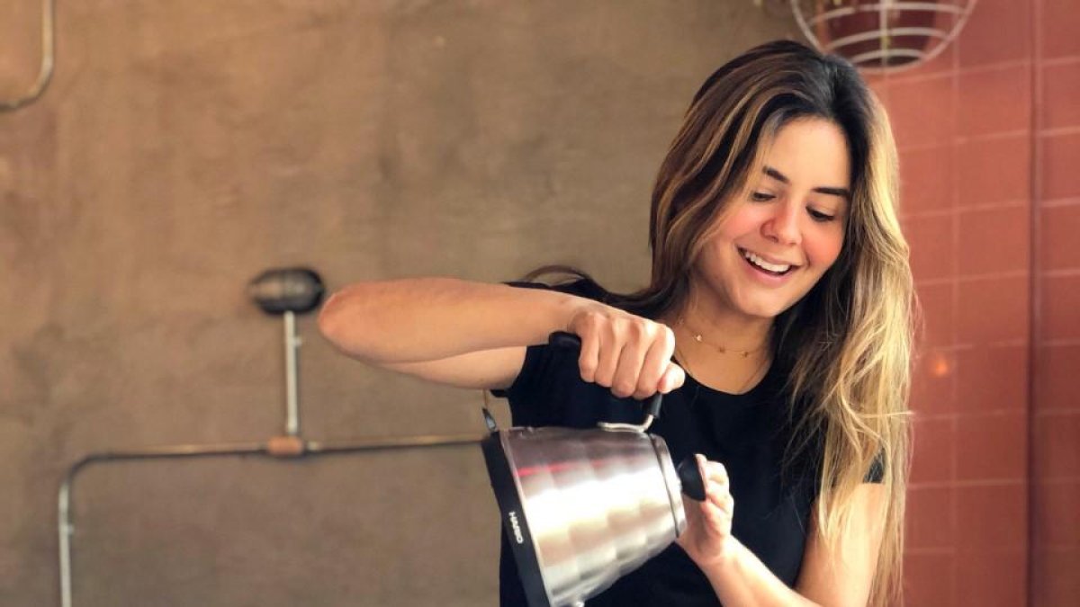 Su amor por el café despertó en su niñez, gracias a su aroma.