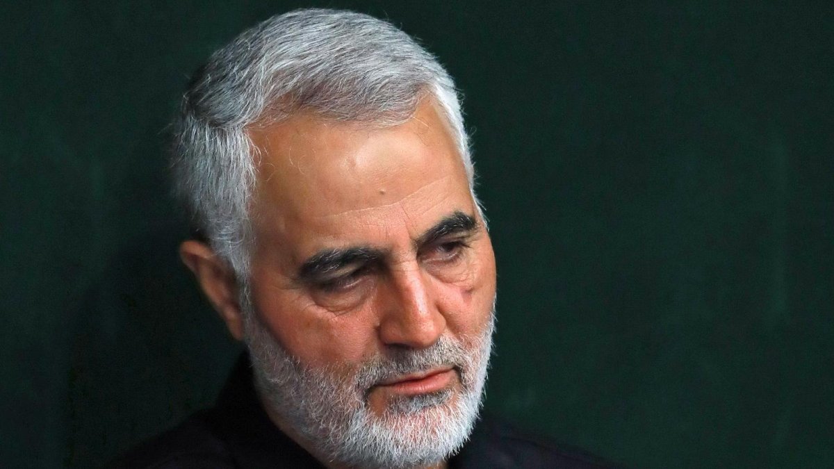 El comandante de la Fuerza Quds Qasem Soleimani del Cuerpo de la Guardia Revolucionaria Iraní (IRGC) durante una ceremonia en 2017.