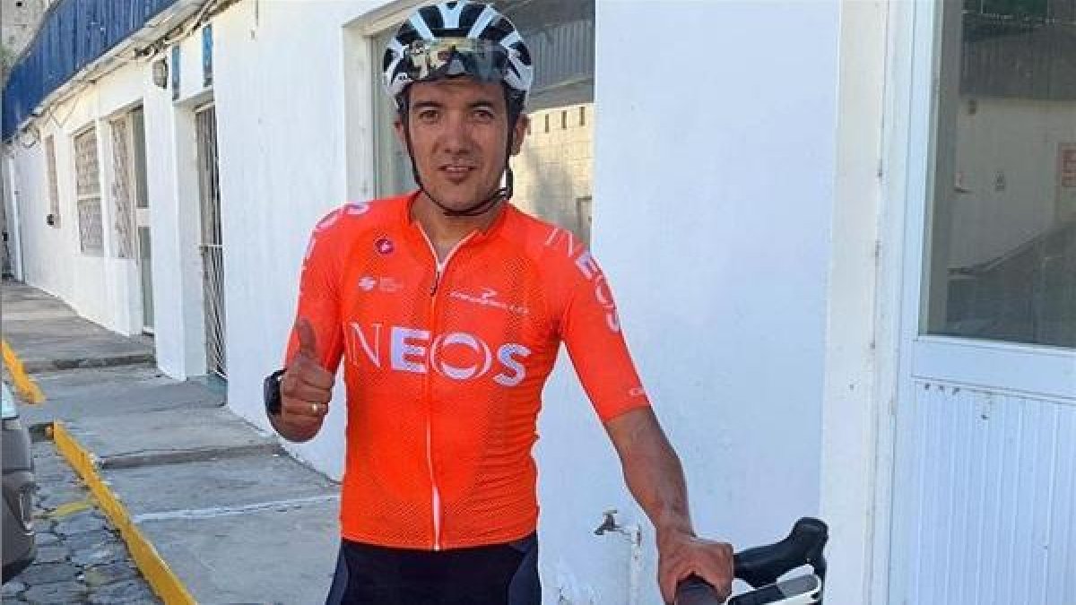 El ciclista ecuatoriano Richard Carapaz será el líder del Team Ineos en el Giro de Italia.