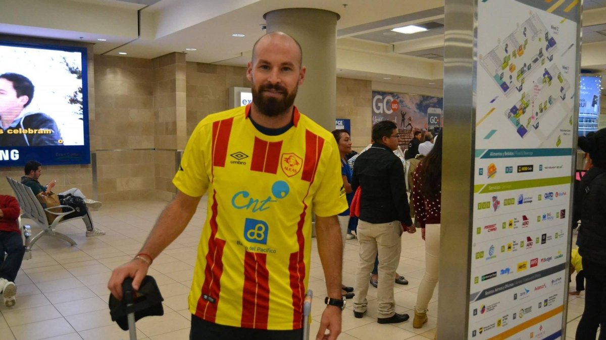 Juan Manuel Tevez jugó en 2019 para Aucas. Allí se naturalizó ecuatoriano.