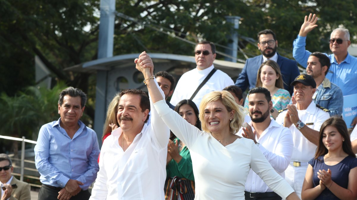 15 de agosto de 2018. Presentación de Cynthia Viteri como candidata a alcaldesa de Guayaquil.