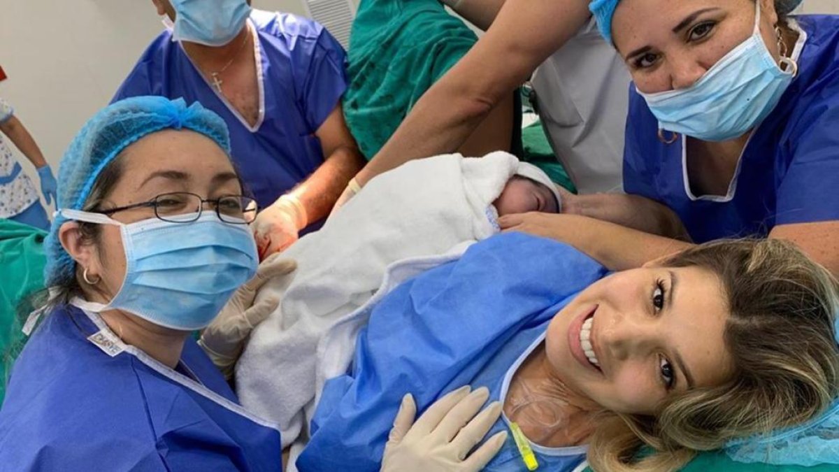 Está feliz con la llegada de su primera nena.