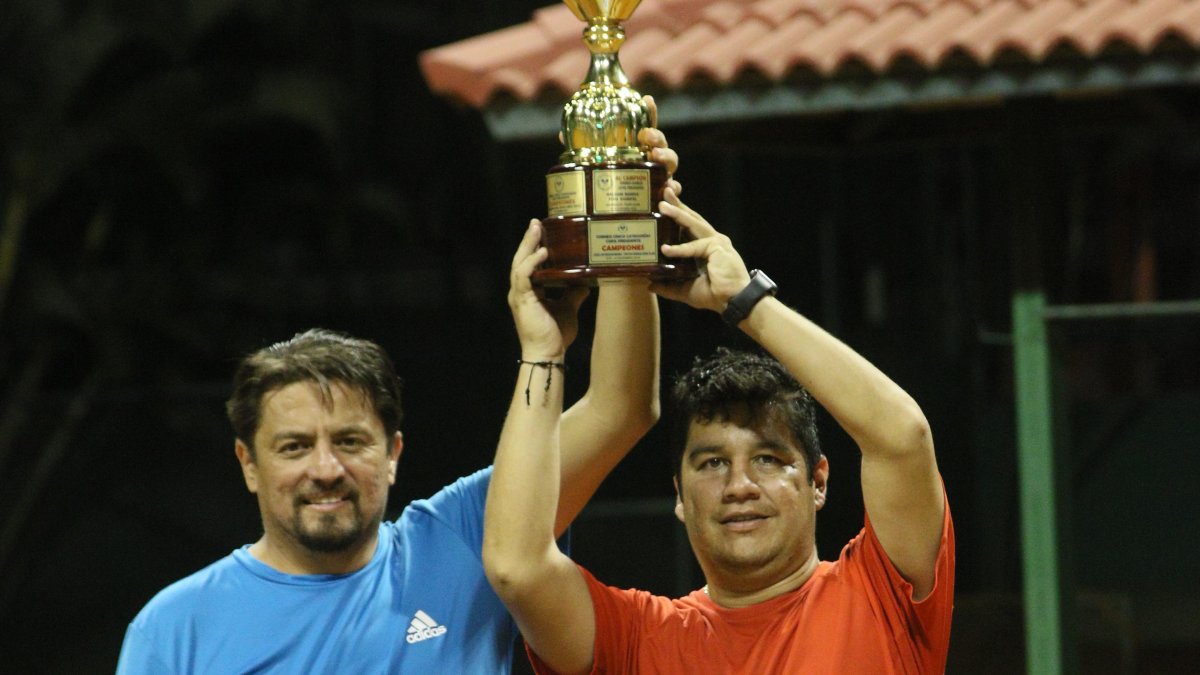 Christhian Saenz y Jorge Weisson se coronaron campeones de la Copa Presidente, el torneo más importante del Guayaquil Tenis Club.