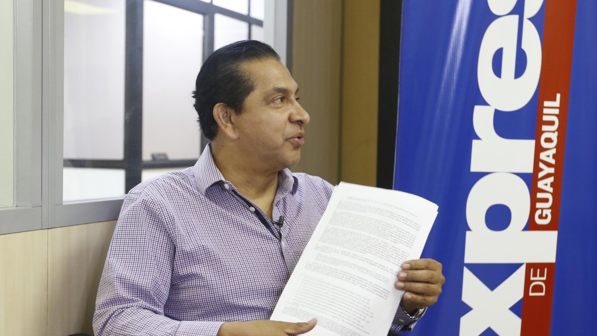 El expresidente Gutiérrez visitó las instalaciones de Diario EXPRESO en Guayaquil.