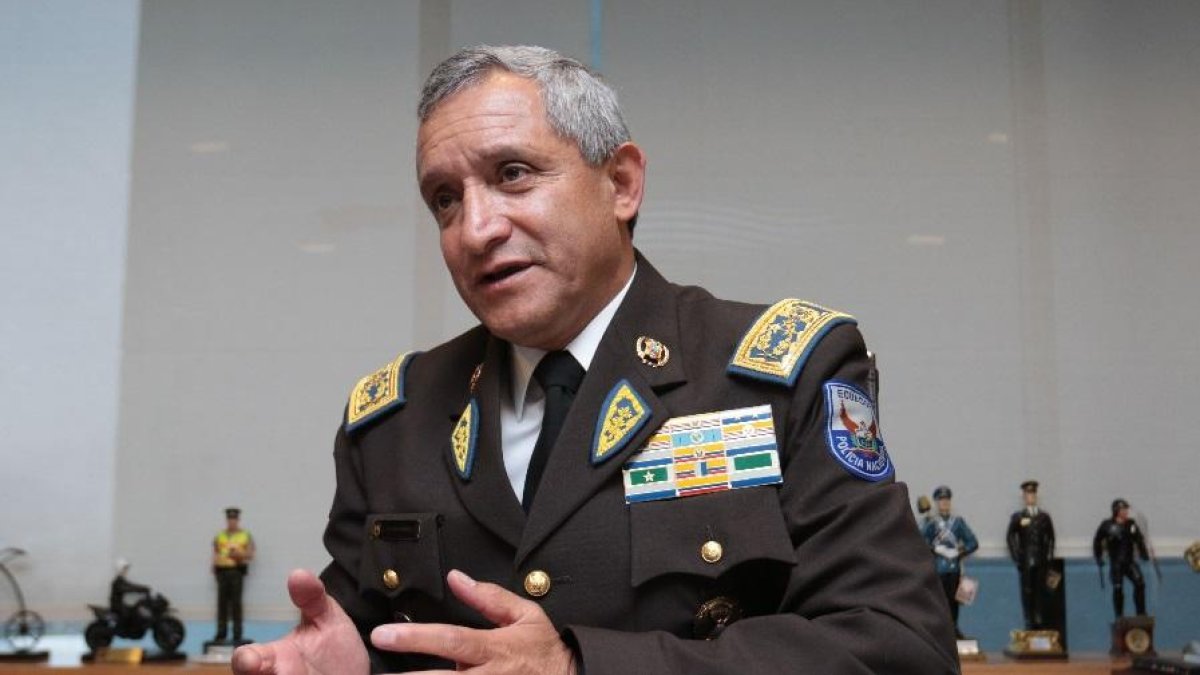 Seguridad. El nuevo comandante de la Policía, Patricio Carrillo.