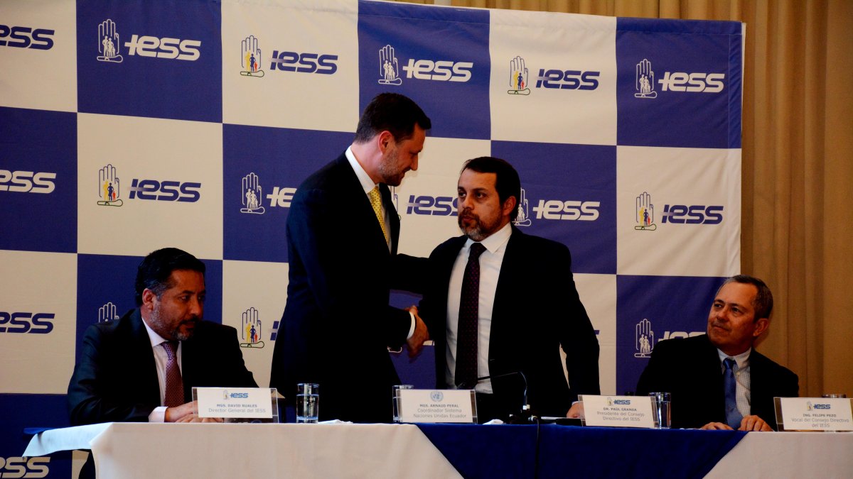IESS. Paúl Granda, presidente del directorio del IESS.