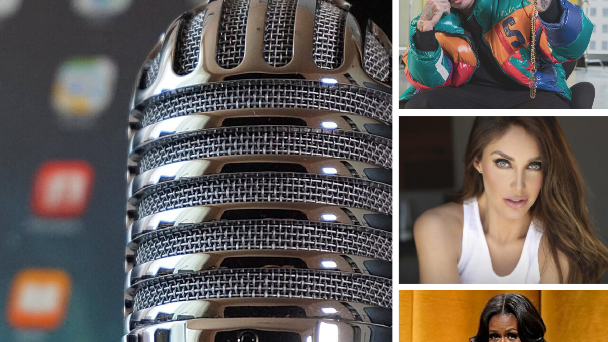 Entre las celebridades que se han sumado a la tendencia del podcasting están J Balvin, Anahí y Michelle Obama.