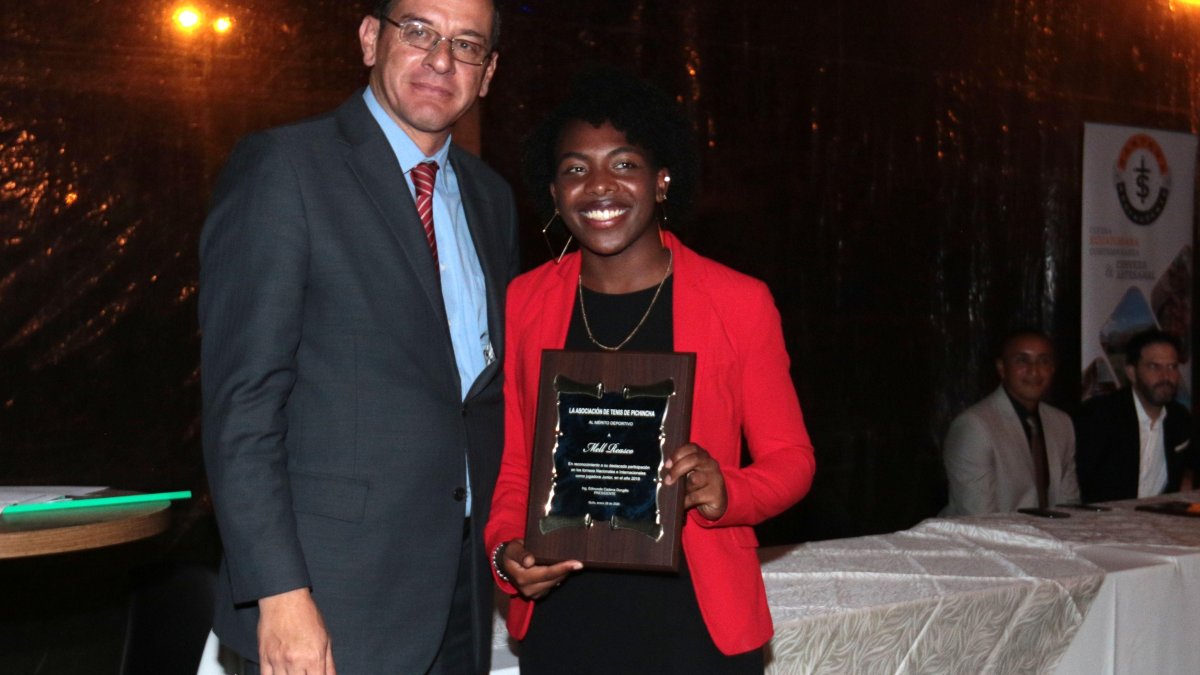 Mell Reasco fue designada como la mejor tenista del Pichincha de 2019