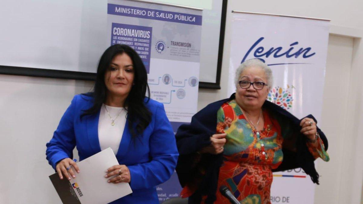 La ministra de Salud anunció, tras 14 días, que el ciudadano chino internado en Quito no padecía de coronavirus.