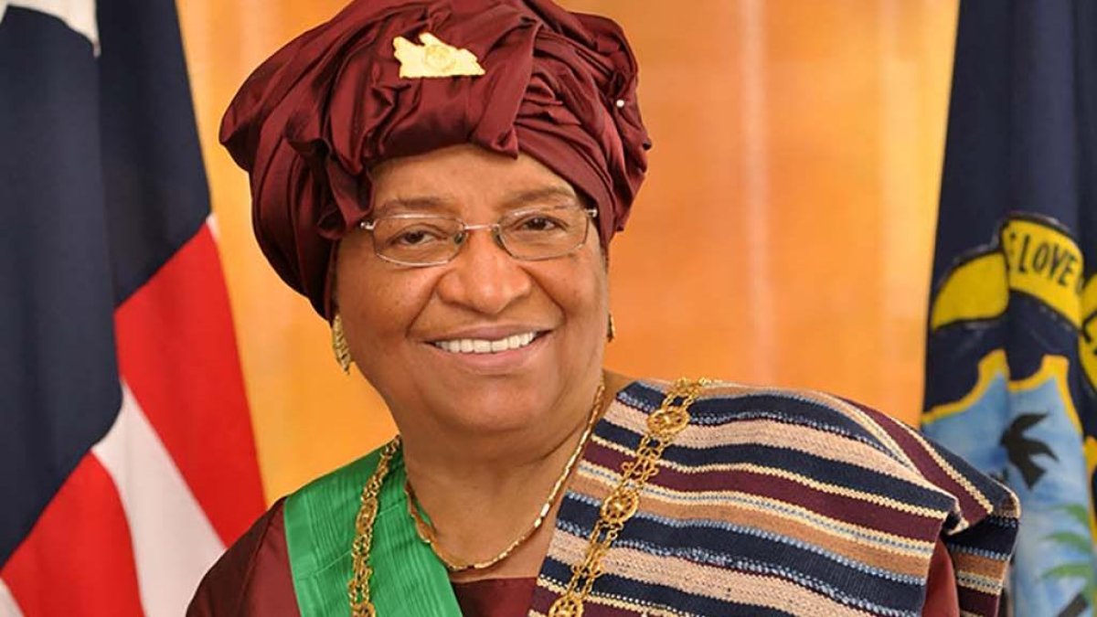 Ellen Johnson-Sirleaf, primera mujer jefa de Estado en África.