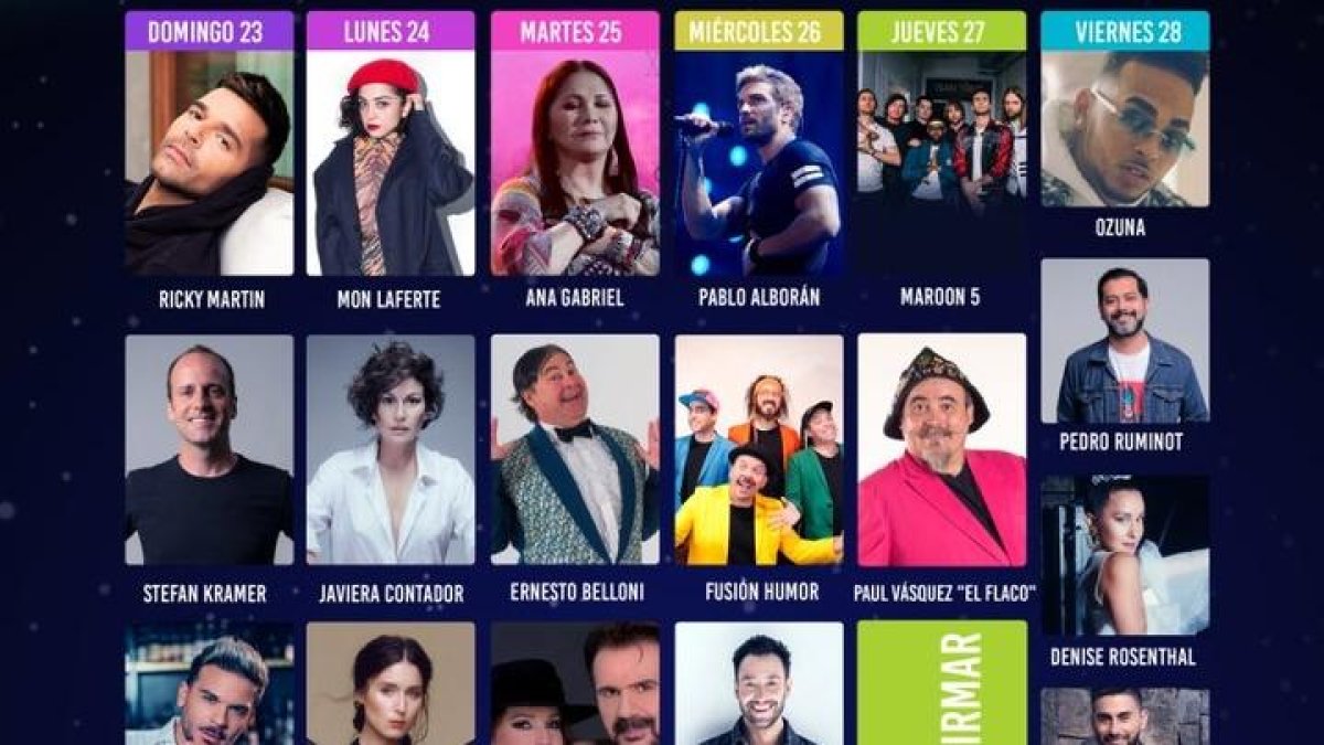 Los artistas convocados al certamen musical