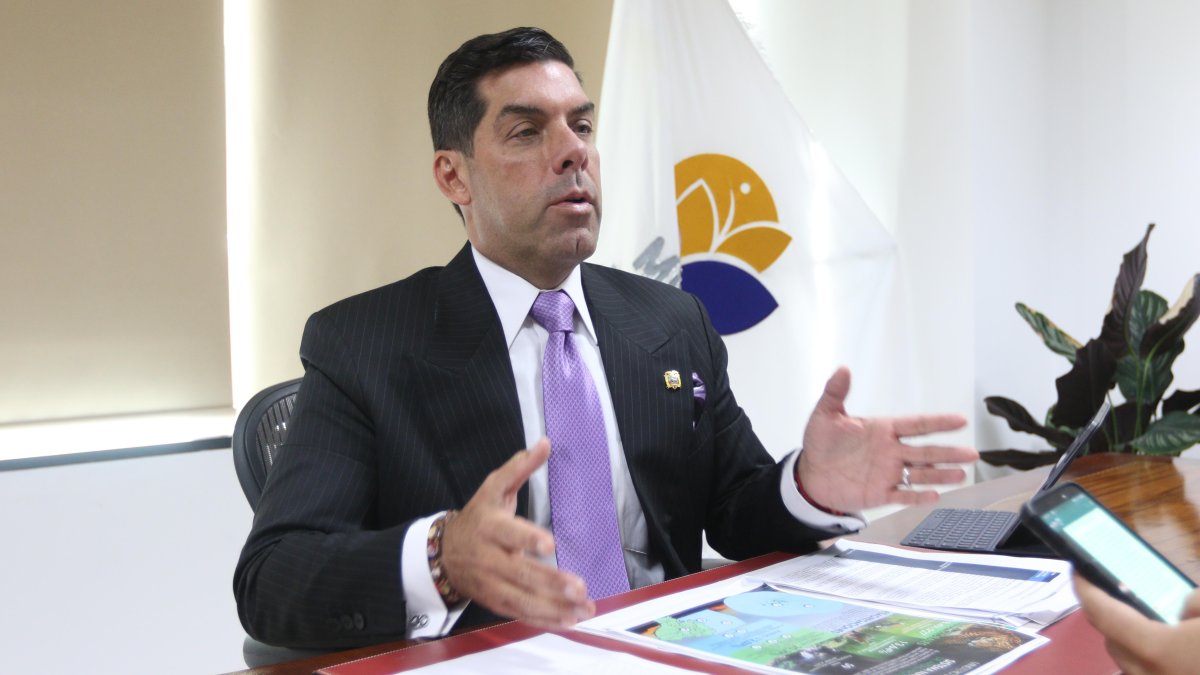 Raúl Ledesma, ministro del Ambiente.