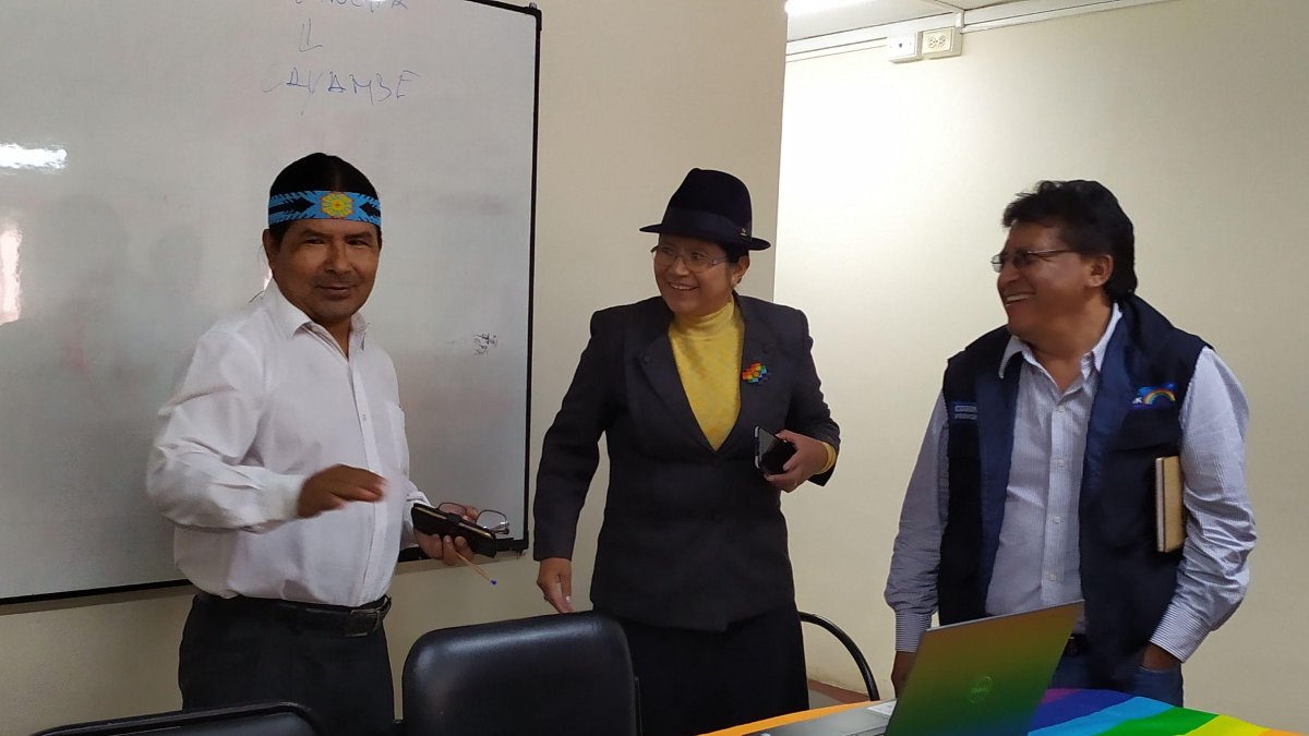 Velasque es la subcoordinadora de Pachakutik desde que Marlon Santi asumió la coordinación hace casi más de seis años.