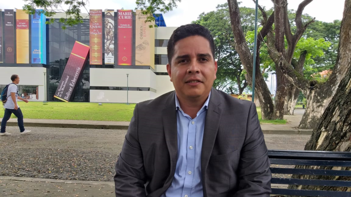 Fabricio Guevara Viejó, rector de la Universidad Estatal de Milagro (Unemi)