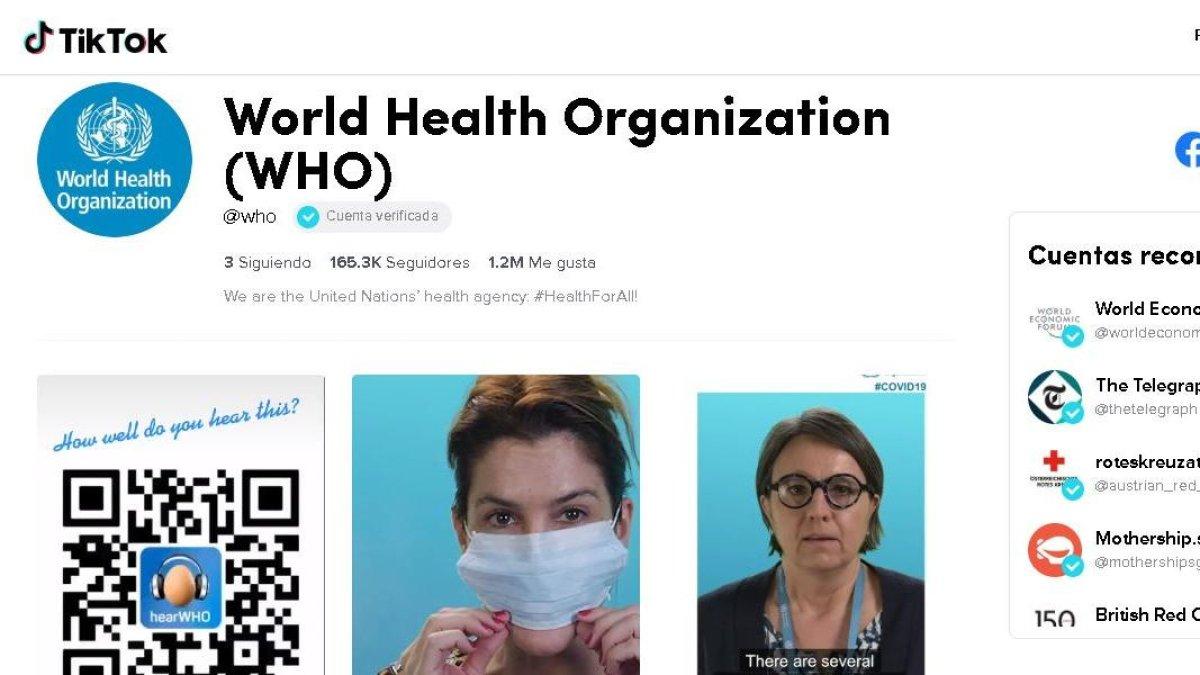 La cuenta, que sólo tiene un par de días de vida y solo dispone de tres vídeos por el momento, ya cuenta con 165 mil seguidores y 1.2 millones de 'me gusta'.