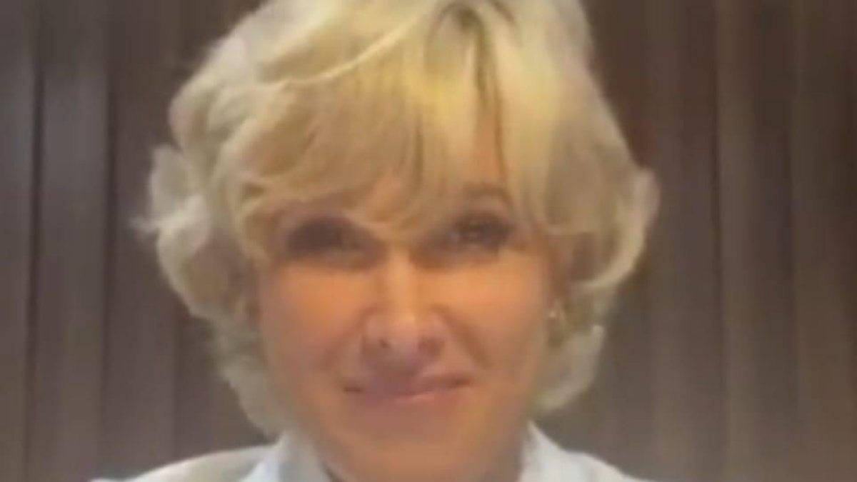 Captura del video en el que Viteri anunció que dio positivo por coronavirus, este jueves 19 de marzo de 2020.