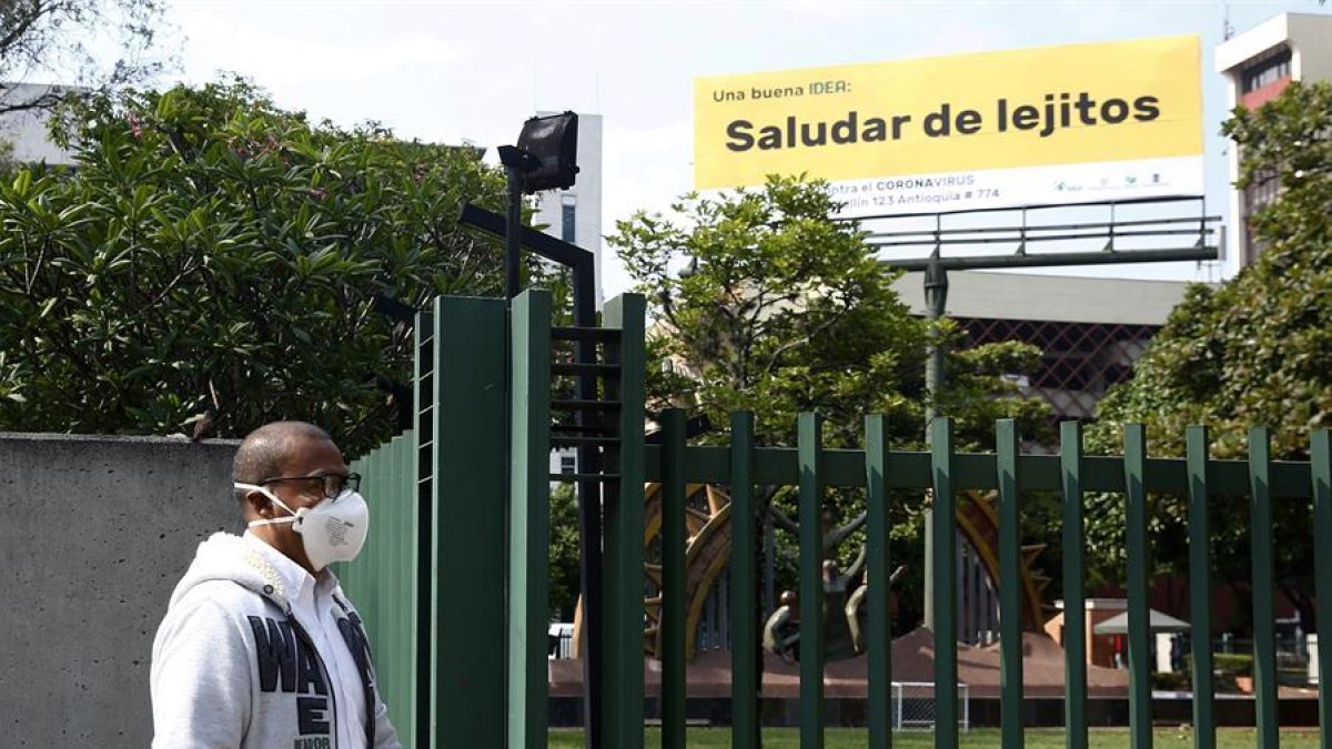 Una escena de Medellín en tiempos de coronavirus.