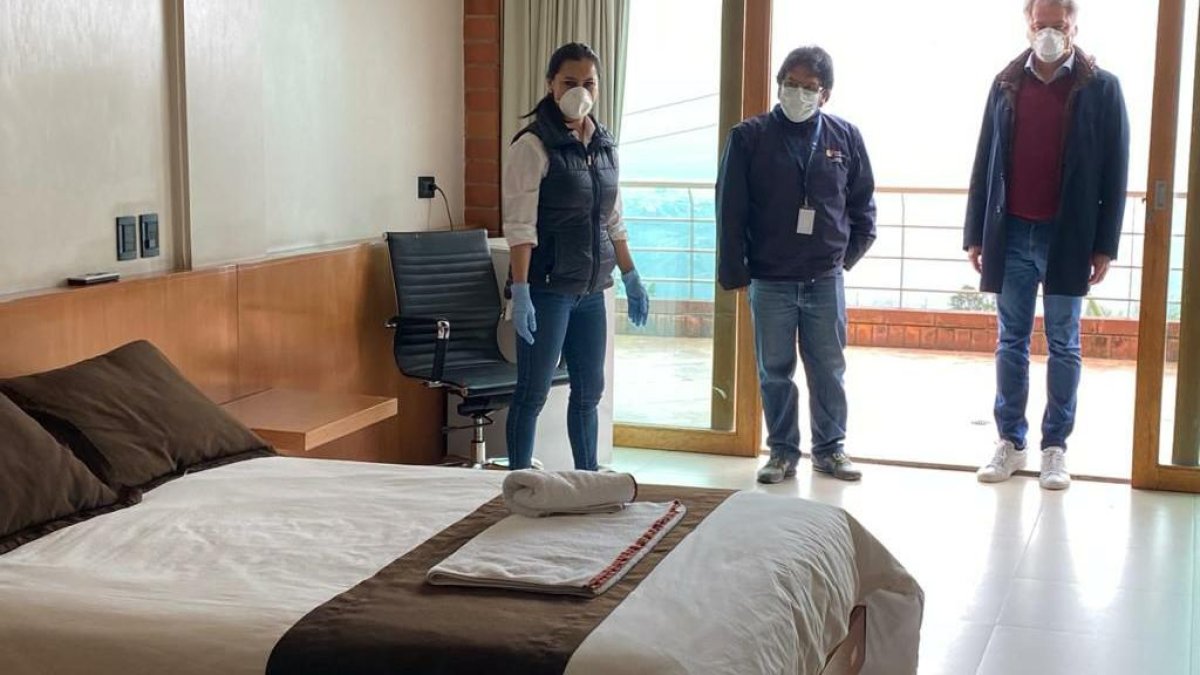 Integrantes del Comité de Operaciones de Emergencia recorrieron las instalaciones de la Casa de la Selección.