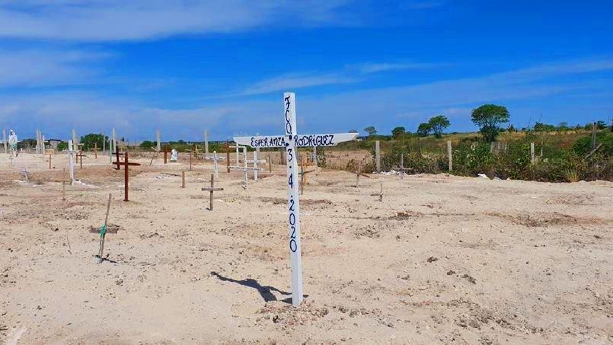 En el cementerio para los casos de Covid-19 ya han sido sepultados 132 personas.