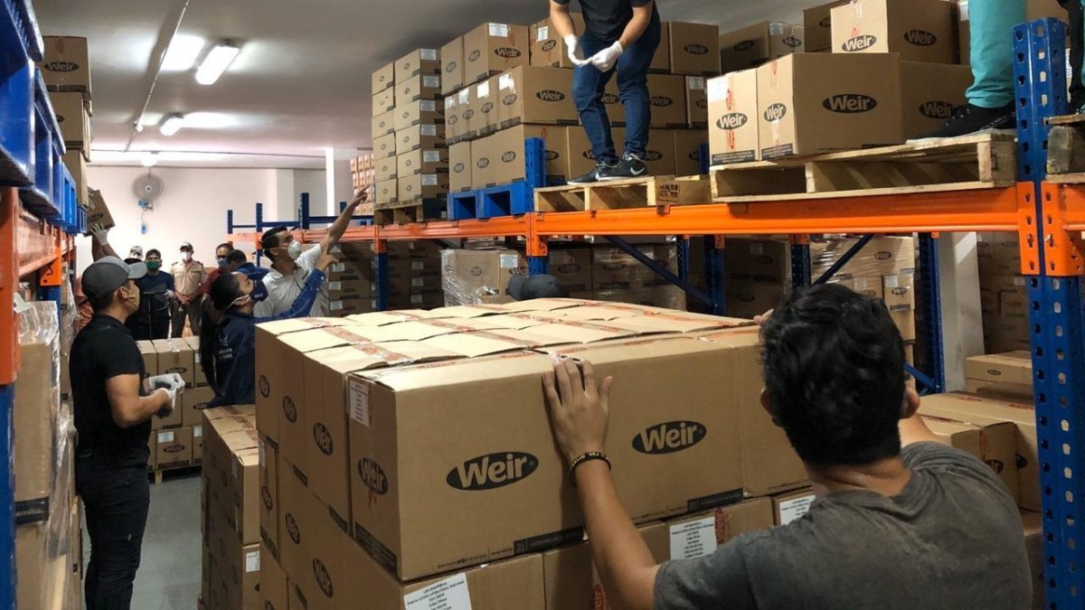 Control. El pasado miércoles en un operativo, Arcsa retiró los productos para evitar su circulación.