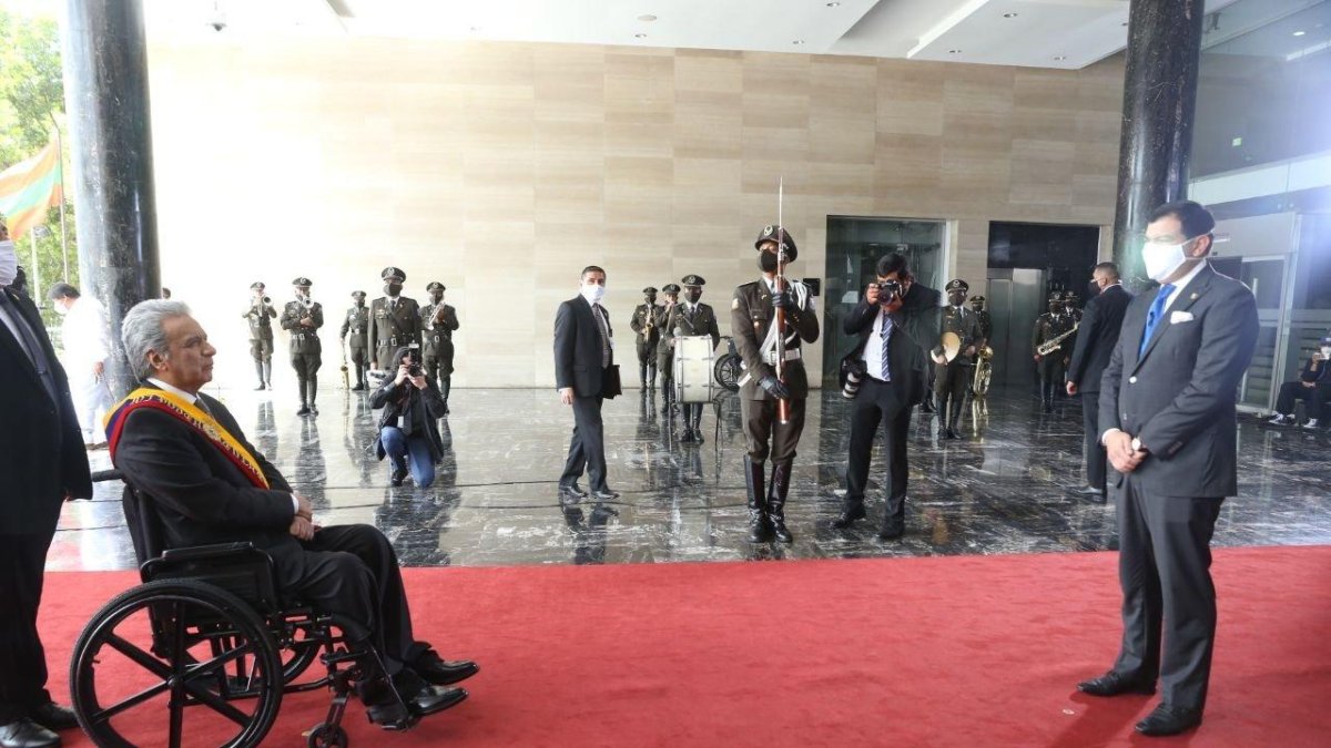 El presidente Lenín Moreno presenta este domingo su informe anual de gestión.