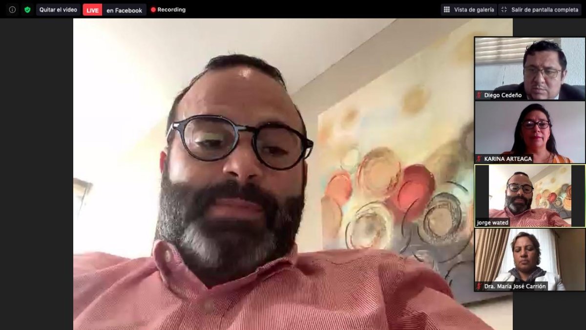 Actor. Jorge Wated asistió a la Comisión de Derechos de los Trabajadores.