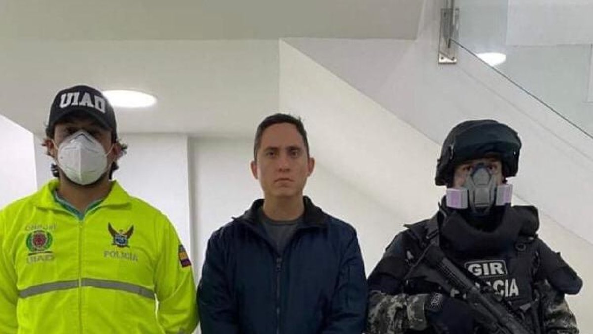 Daniel Mendoza, asambleísta de Alianza País, fue detenido este viernes 5 de junio de 2020.